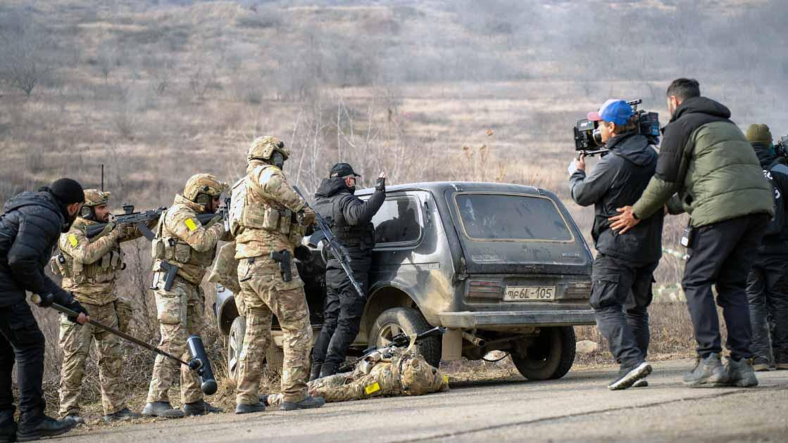 BÖYÜK ZƏFƏRİMİZDƏN BƏHS EDƏN “44” FİLMİNİN ÇƏKİLİŞLƏRİ YEKUNLAŞIB