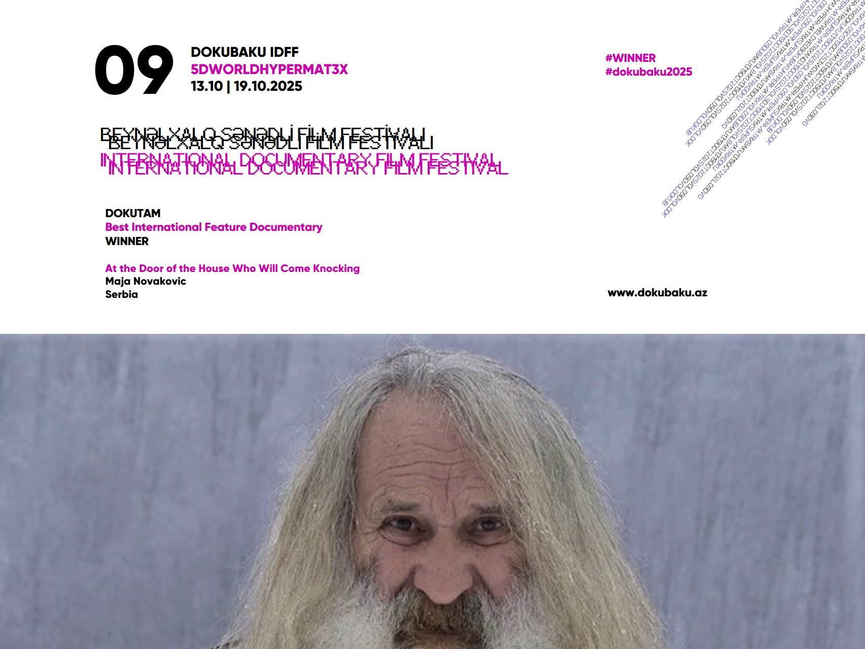 IX DOKUBAKU BEYNƏLXALQ SƏNƏDLİ FİLM FESTİVALININ QALİBLƏRİ ELAN OLUNUB