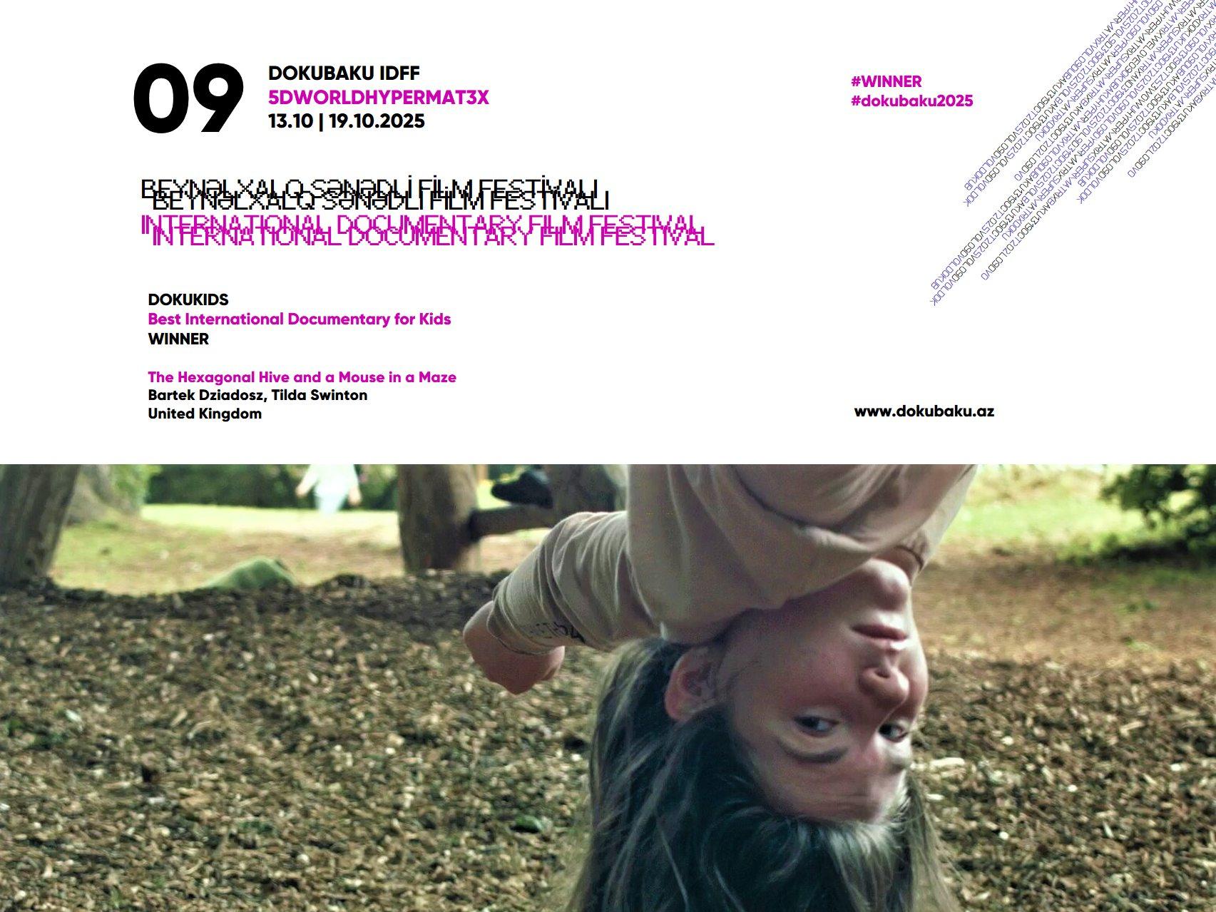 IX DOKUBAKU BEYNƏLXALQ SƏNƏDLİ FİLM FESTİVALININ QALİBLƏRİ ELAN OLUNUB