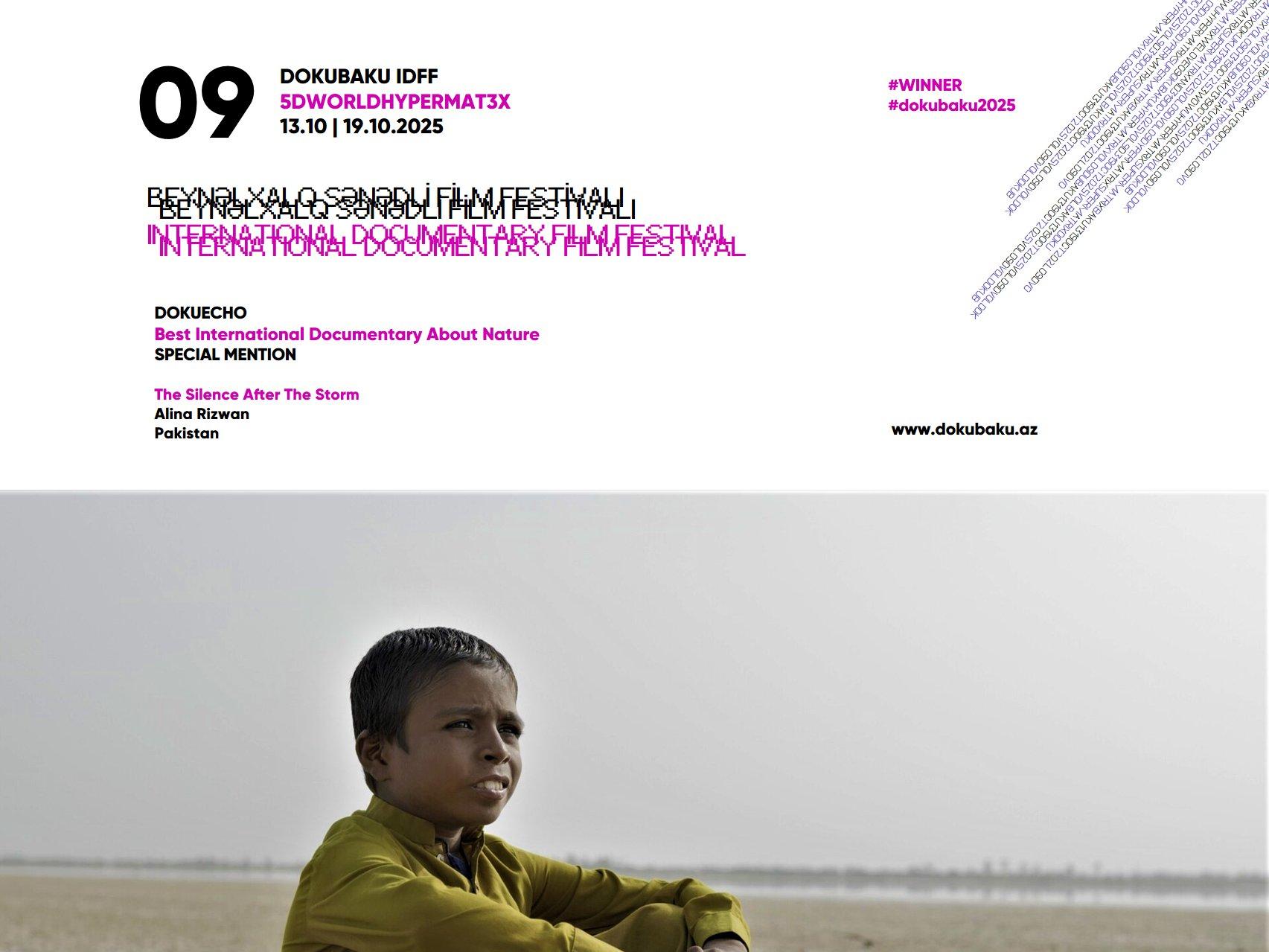 IX DOKUBAKU BEYNƏLXALQ SƏNƏDLİ FİLM FESTİVALININ QALİBLƏRİ ELAN OLUNUB