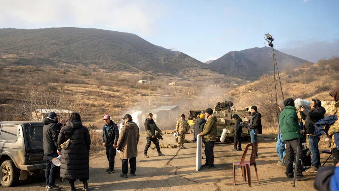 BÖYÜK ZƏFƏRİMİZDƏN BƏHS EDƏN “44” FİLMİNİN ÇƏKİLİŞLƏRİ YEKUNLAŞIB