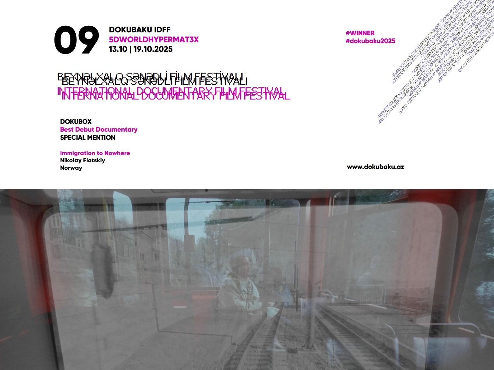 IX DOKUBAKU BEYNƏLXALQ SƏNƏDLİ FİLM FESTİVALININ QALİBLƏRİ ELAN OLUNUB