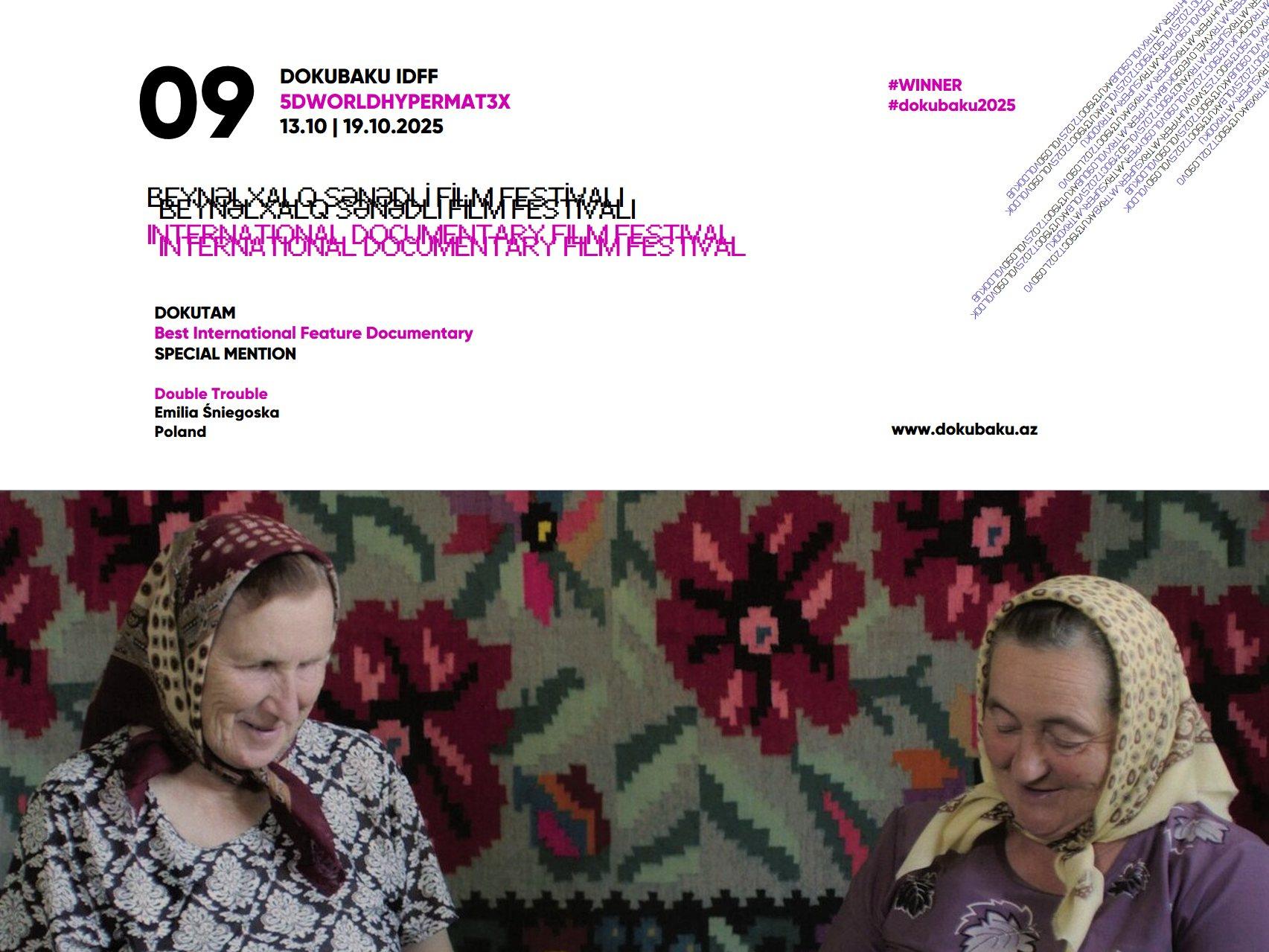 IX DOKUBAKU BEYNƏLXALQ SƏNƏDLİ FİLM FESTİVALININ QALİBLƏRİ ELAN OLUNUB